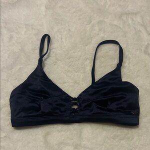 CALIA by Carrie Underwood Midnight Satin Bralette